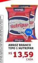 Assaí Atacadista Nutripar - arroz branco tipo 1 oferta