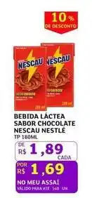 Assaí Atacadista Nestlé - bebida láctea sabor chocolate oferta