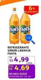 Assaí Atacadista Fanta - refrigerante sabor laranja oferta