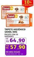 Assaí Atacadista Sanol - tapete higienico oferta