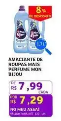 Assaí Atacadista De - amaciante de roupas mais perfume mon bijou oferta