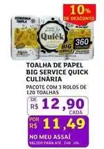 Assaí Atacadista Quick - toalha de papel big service oferta