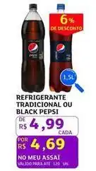 Assaí Atacadista Pepsi - refrigerante tradicional ou black oferta