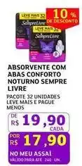 Assaí Atacadista Leve - absorvente com abas noturno sempre livre oferta
