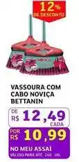 Assaí Atacadista Bettanin - vassoura com cabo noviça oferta