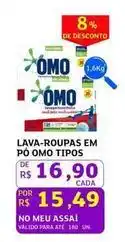 Assaí Atacadista Omo - lava-roupas em pó oferta