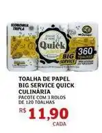 Assaí Atacadista Quick - toalha de papel big service culinaria oferta