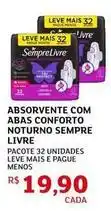 Assaí Atacadista Sempre livre - absorvente com abas conforto noturno oferta