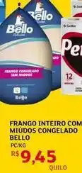 Assaí Atacadista Bello - frango inteiro com miudos congelado oferta
