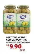 Assaí Atacadista Ting - azeitona verde com caroco oferta