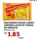 Assaí Atacadista Nissin - macarrão sabores (exceto turma da mônica) oferta