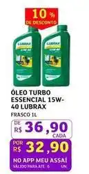 Assaí Atacadista Lubrax - óleo turbo essencial 15w-40 oferta