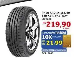 Assaí Atacadista Aro - pneu 14 185/60 82h xbri fastway oferta