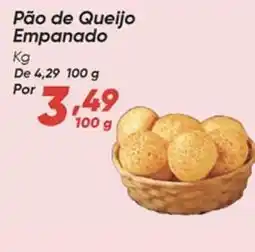 Dia De - pão de queijo empanado oferta