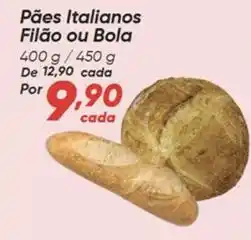 Dia De - pães italianos filão ou bola oferta
