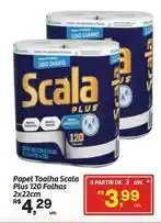 Fort Atacadista Scala - papel toalha scala plus 120 folhas oferta