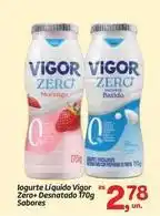 Fort Atacadista Vigor - iogurte liquido zero+ desnatado oferta