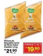 Fort Atacadista Minas - mistura de requeijão canto de sabor cheddar oferta