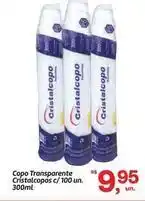 Fort Atacadista Cristalcopo - copo transparente cristalcopos c/100 un oferta