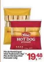 Fort Atacadista Vital - pao de hambúrguer vital tradicional oferta