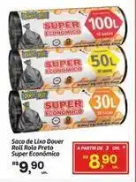 Fort Atacadista Super - saco de lixo dover roll rolo preto economico oferta
