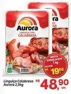 Fort Atacadista Aurora - linguiça calabresa oferta