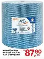 Fort Atacadista Life - pano multiuso azul c/600 panos oferta