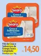 Atacadão Seara - filé de coxa e sobrecoxa de frango congelada oferta