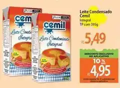 Atacadão Cemil - leite condensado oferta
