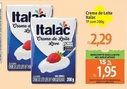 Atacadão Italac - creme de leite oferta