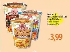 Atacadão Nissin - macarrão instantâneo cup noodles oferta