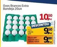 Tenda Atacado Extra - ovos brancos extra bandeja 20un oferta