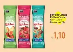 Atacadão Kobber - barra de cereais classic oferta