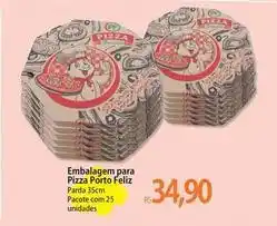 Atacadão Porto - embalagem para pizza feliz oferta