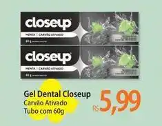 Atacadão Close up - gel dental carvão atvado tubo oferta