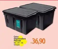 Atacadão Plasvale - caixa organizadora oferta