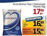 Tenda Atacado Namorado - arroz branco tipo 1 oferta
