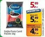 Tenda Atacado Camil - feijão preto pacote 1kg oferta