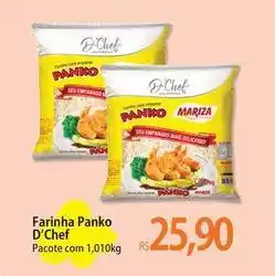 Atacadão Do chef - farinha panko oferta