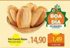 Atacadão Dia - pão francês natan oferta
