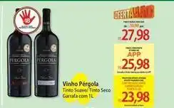 Atacadão Pérgola - vinho tinto suave/ tinto seco oferta