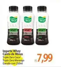 Atacadão Canto de minas - iogurte whey oferta