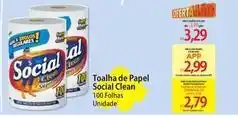 Atacadão Social clean - toalha de papel oferta