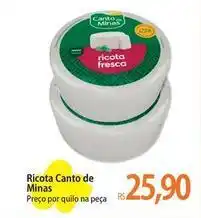 Atacadão Canto de minas - ricota oferta
