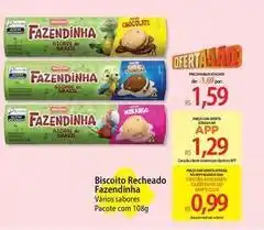 Atacadão Fazendinha - biscoito recheado oferta