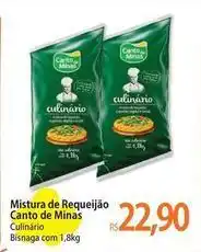 Atacadão Canto de minas - mistura de requeijão oferta
