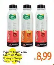 Atacadão Canto de minas - iogurte triplo zero oferta