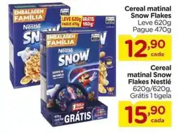 Carrefour Cereal matinal Snow Flakes oferta