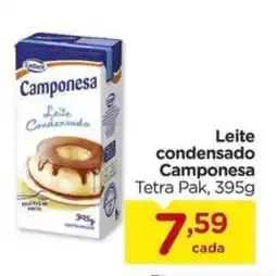 Carrefour Leite condensado Camponesa Tetra Pak, oferta