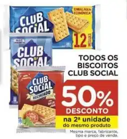 Carrefour Todos os biscoitos club social oferta